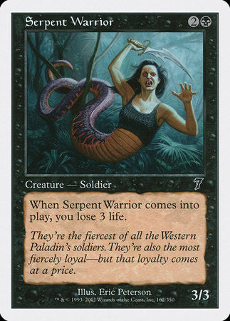 Serpent Warrior [Seventh Edition] | Fandemonia Ltd