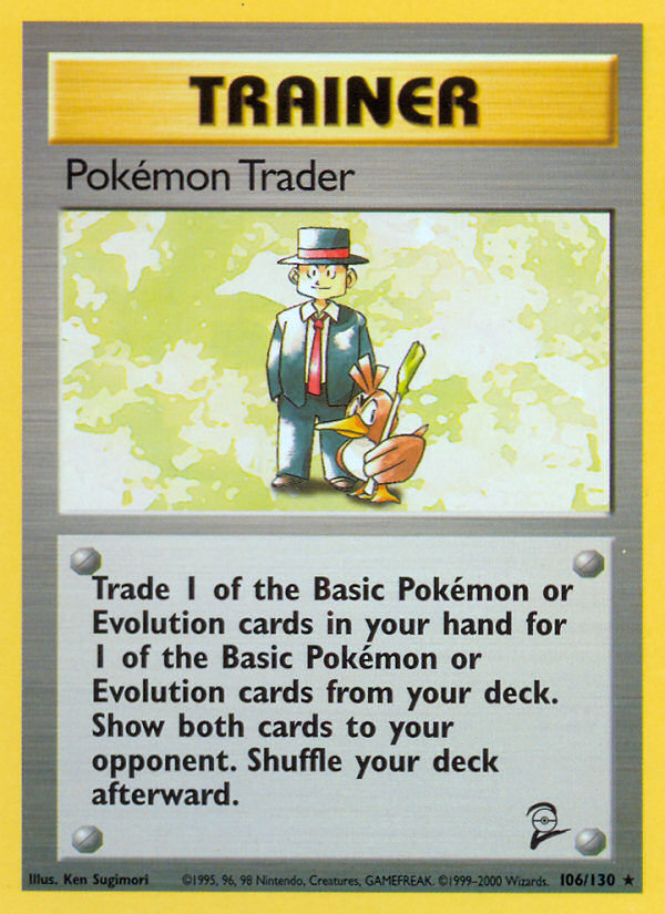 Pokemon Trader (106/130) [Base Set 2] | Fandemonia Ltd