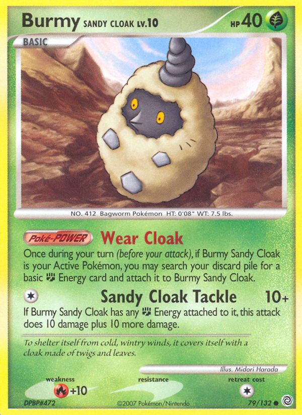 Burmy Sandy Cloak (79/132) [Diamond & Pearl: Secret Wonders] | Fandemonia Ltd