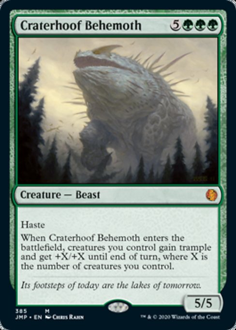 Craterhoof Behemoth [Jumpstart] | Fandemonia Ltd