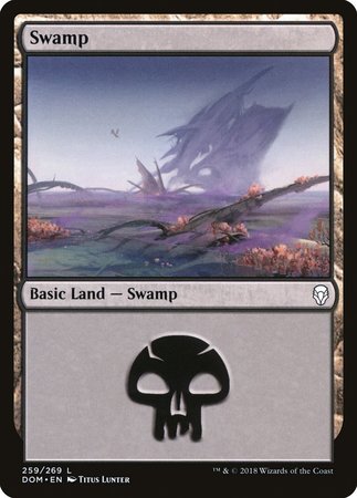 Swamp (259) [Dominaria] | Fandemonia Ltd