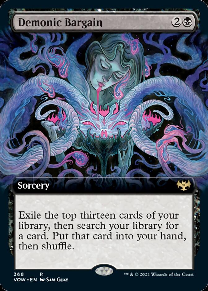 Demonic Bargain (Extended) [Innistrad: Crimson Vow] | Fandemonia Ltd