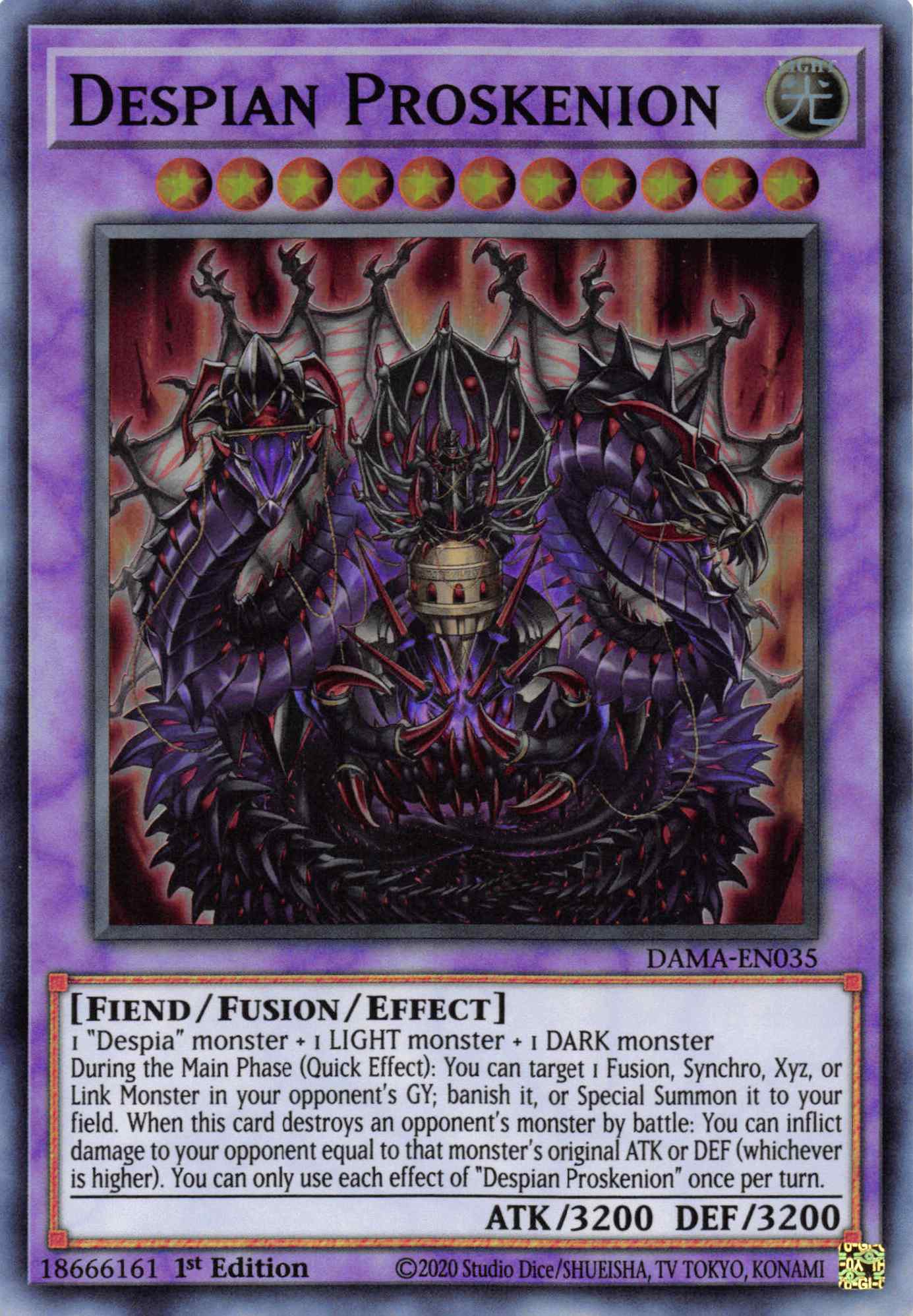 Despian Proskenion [DAMA-EN035] Super Rare | Fandemonia Ltd