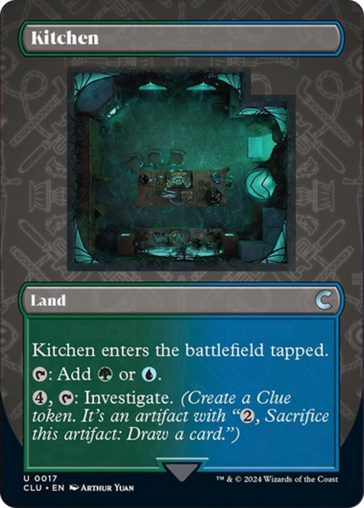 Kitchen (Borderless) [Ravnica: Clue Edition] | Fandemonia Ltd