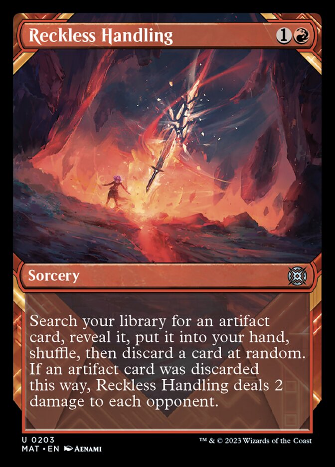 Reckless Handling (Showcase Halo Foil) [March of the Machine: The Aftermath] | Fandemonia Ltd