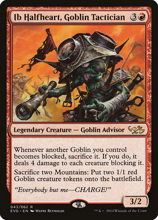 Ib Halfheart, Goblin Tactician (Elves vs. Goblins) [Duel Decks Anthology] | Fandemonia Ltd