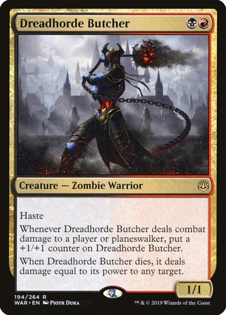 Dreadhorde Butcher [War of the Spark] | Fandemonia Ltd