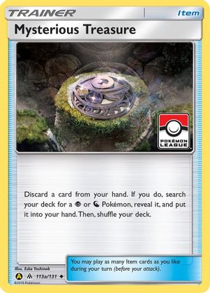 Mysterious Treasure (113a/131) (League Promo) [Sun & Moon: Forbidden Light] | Fandemonia Ltd