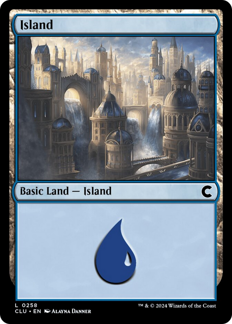 Island (0258) [Ravnica: Clue Edition] | Fandemonia Ltd