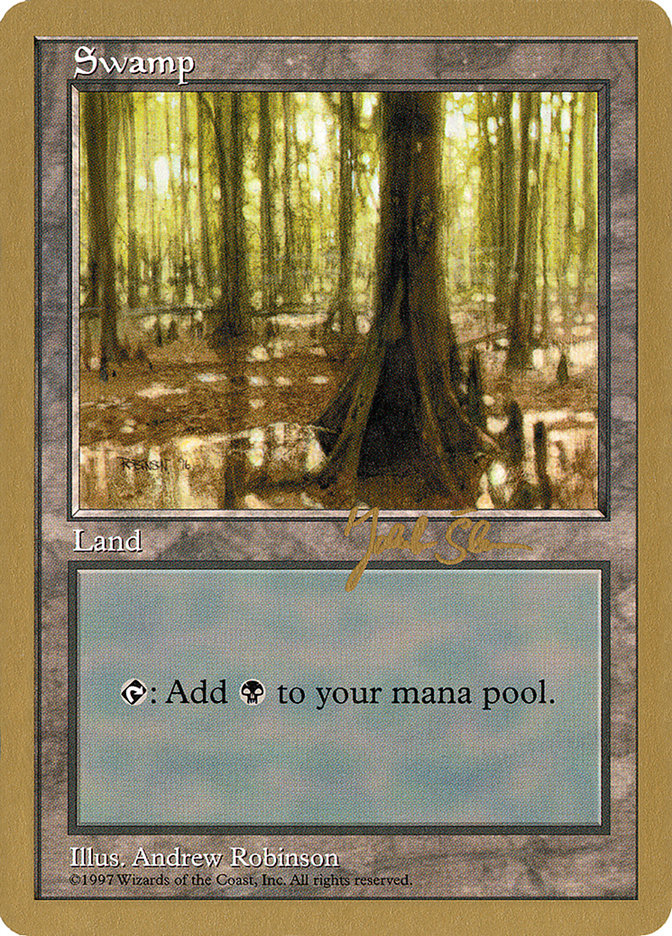 Swamp (js439) (Jakub Slemr) [World Championship Decks 1997] | Fandemonia Ltd