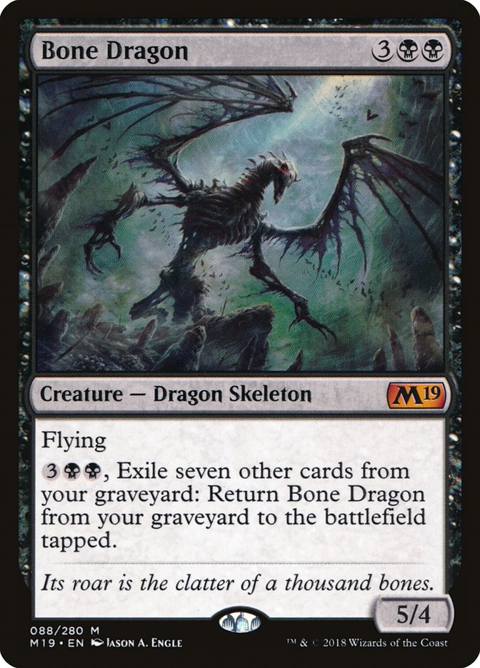 Bone Dragon [Core Set 2019] | Fandemonia Ltd