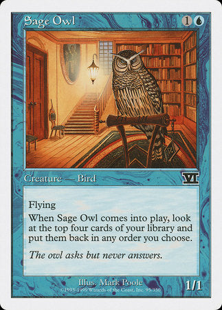 Sage Owl [Classic Sixth Edition] | Fandemonia Ltd