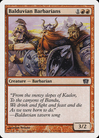 Balduvian Barbarians [Eighth Edition] | Fandemonia Ltd