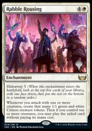 Rabble Rousing (Promo Pack) [Streets of New Capenna Promos] | Fandemonia Ltd