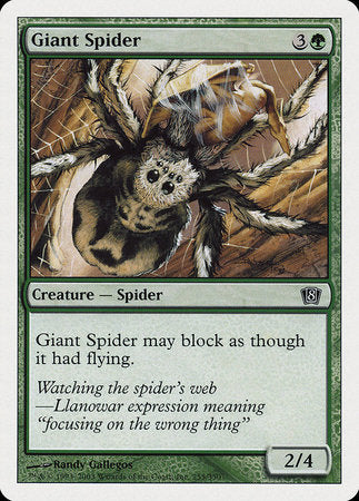 Giant Spider [Eighth Edition] | Fandemonia Ltd