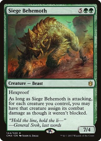 Siege Behemoth [Commander Anthology] | Fandemonia Ltd