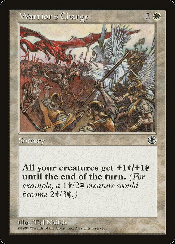 Warrior's Charge (No Flavor Text) [Portal] | Fandemonia Ltd