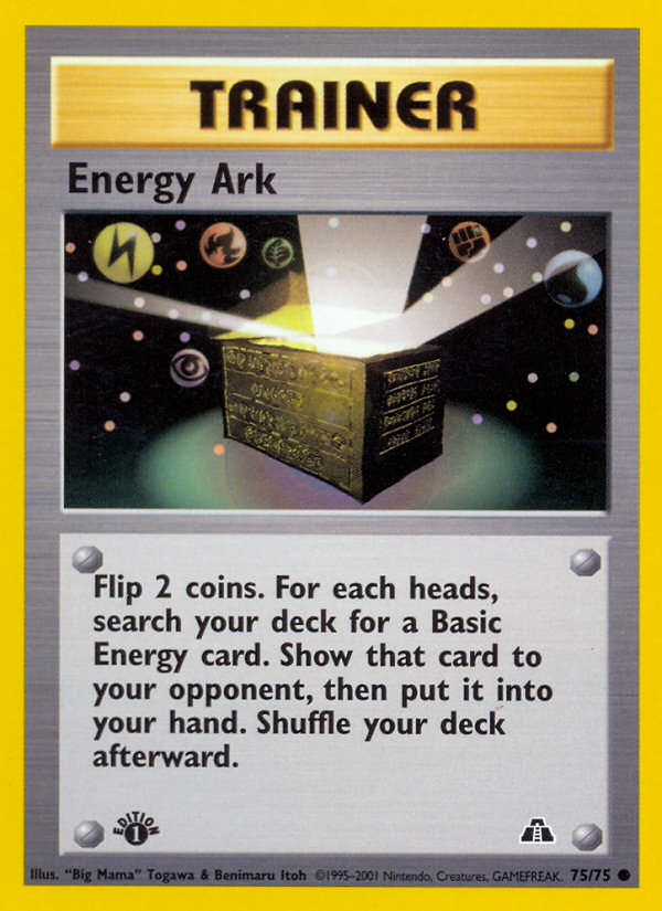 Energy Ark (75/75) [Neo Discovery 1st Edition] | Fandemonia Ltd