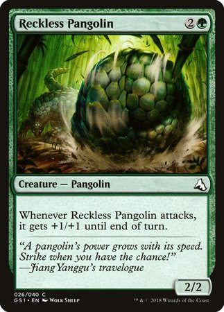 Reckless Pangolin [Global Series Jiang Yanggu & Mu Yanling] | Fandemonia Ltd