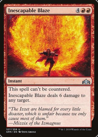 Inescapable Blaze [Guilds of Ravnica] | Fandemonia Ltd