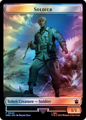 Soldier // Treasure (0060) Double-Sided Token (Surge Foil) [Doctor Who Tokens] | Fandemonia Ltd