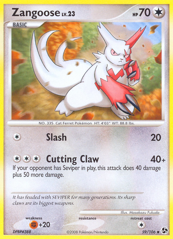 Zangoose (59/106) [Diamond & Pearl: Great Encounters] | Fandemonia Ltd