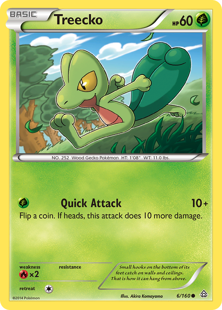 Treecko (6/160) [XY: Primal Clash] | Fandemonia Ltd