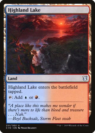 Highland Lake [Commander 2019] | Fandemonia Ltd