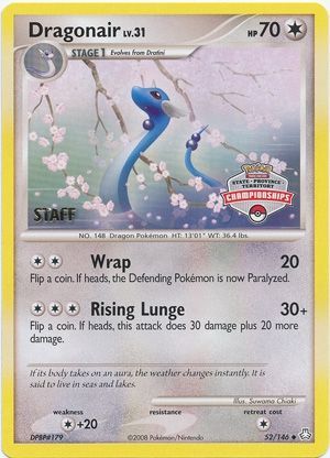 Dragonair (52/146) (State Province Territory Championship Staff) [Diamond & Pearl: Legends Awakened] | Fandemonia Ltd