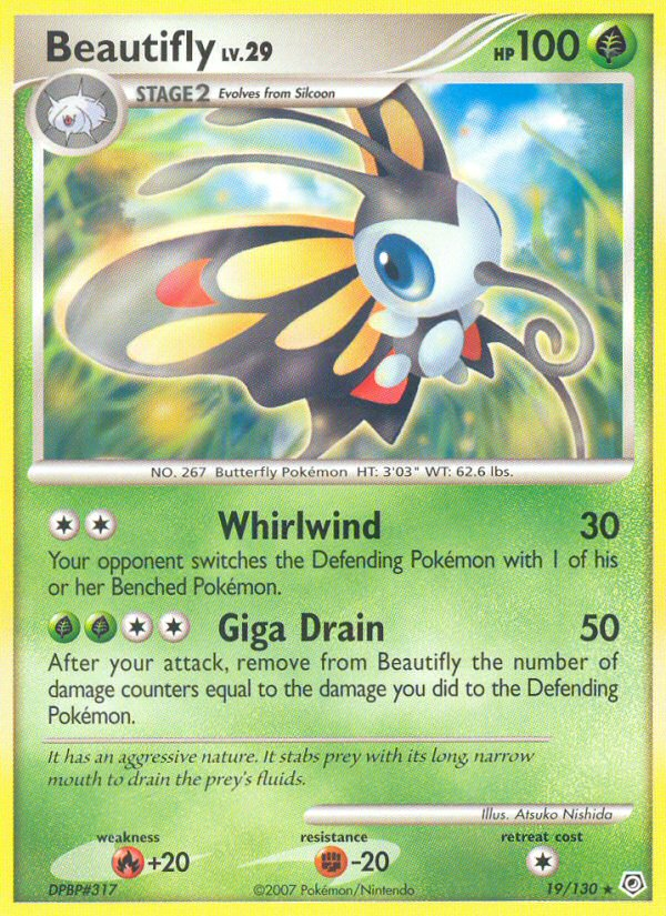 Beautifly (19/130) [Diamond & Pearl: Base Set] | Fandemonia Ltd