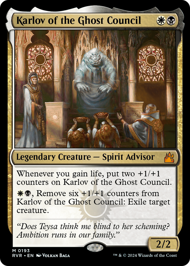 Karlov of the Ghost Council [Ravnica Remastered] | Fandemonia Ltd