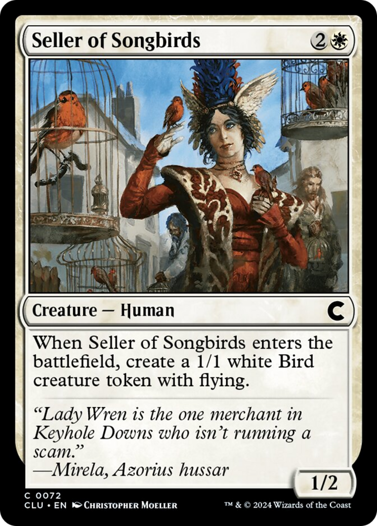 Seller of Songbirds [Ravnica: Clue Edition] | Fandemonia Ltd