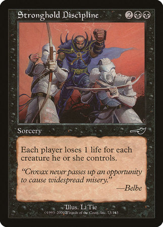 Stronghold Discipline [Nemesis] | Fandemonia Ltd