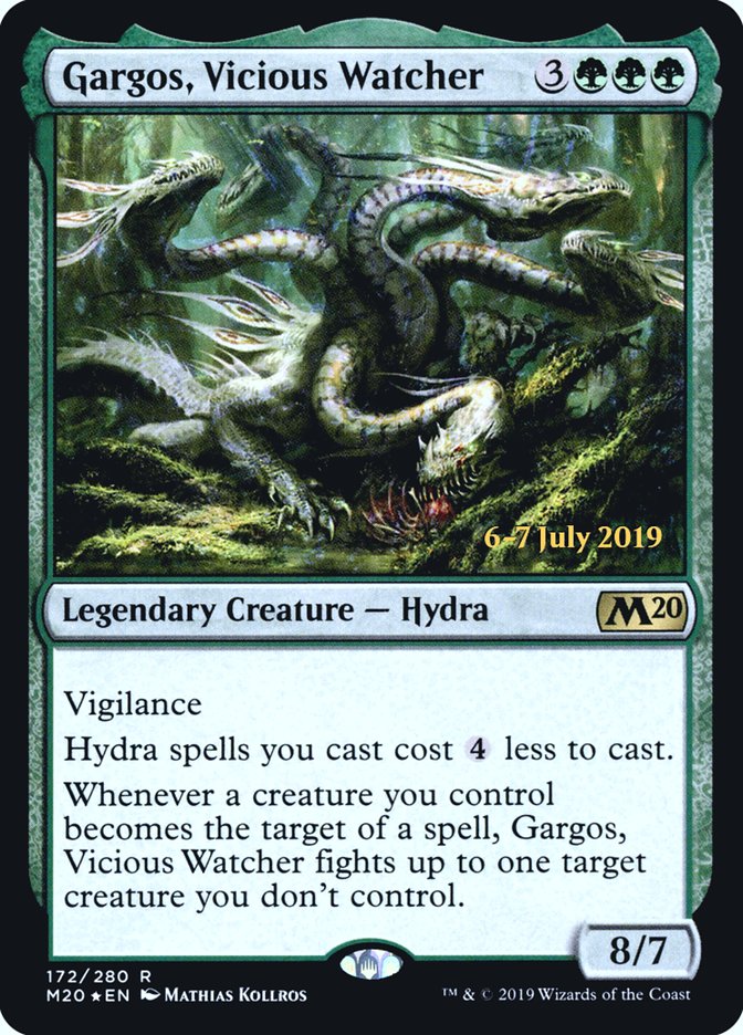 Gargos, Vicious Watcher  [Core Set 2020 Prerelease Promos] | Fandemonia Ltd