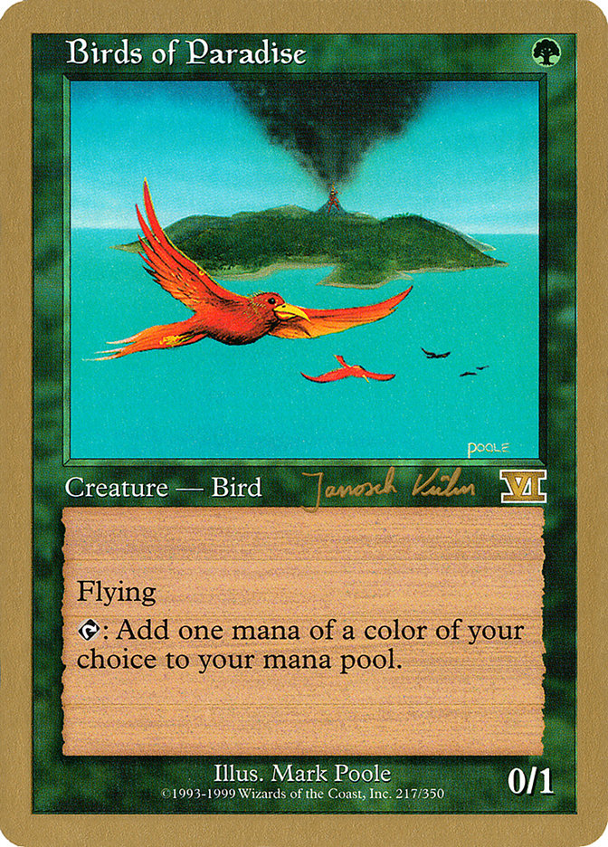 Birds of Paradise (Janosch Kuhn) [World Championship Decks 2000] | Fandemonia Ltd