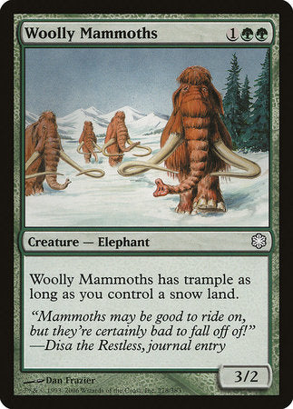 Woolly Mammoths [Coldsnap Theme Decks] | Fandemonia Ltd