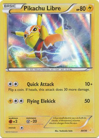 Pikachu Libre (30/30) [XY: Trainer Kit 3 - Pikachu Libre] | Fandemonia Ltd