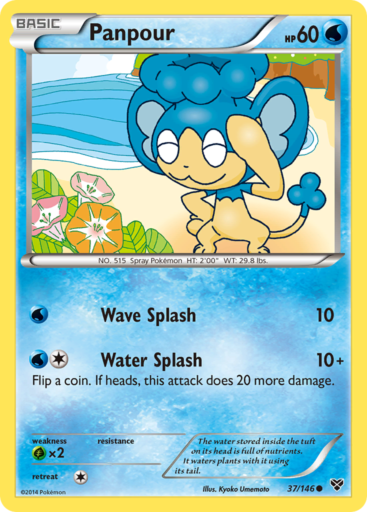 Panpour (37/146) [XY: Base Set] | Fandemonia Ltd