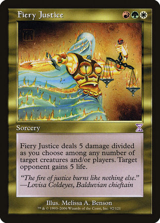 Fiery Justice [Time Spiral Timeshifted] | Fandemonia Ltd