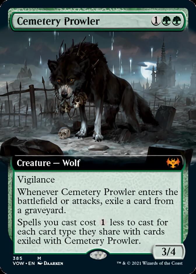 Cemetery Prowler (Extended) [Innistrad: Crimson Vow] | Fandemonia Ltd