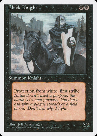 Black Knight [Fourth Edition] | Fandemonia Ltd