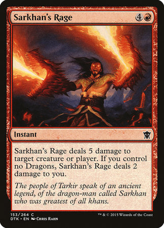 Sarkhan's Rage [Dragons of Tarkir] | Fandemonia Ltd