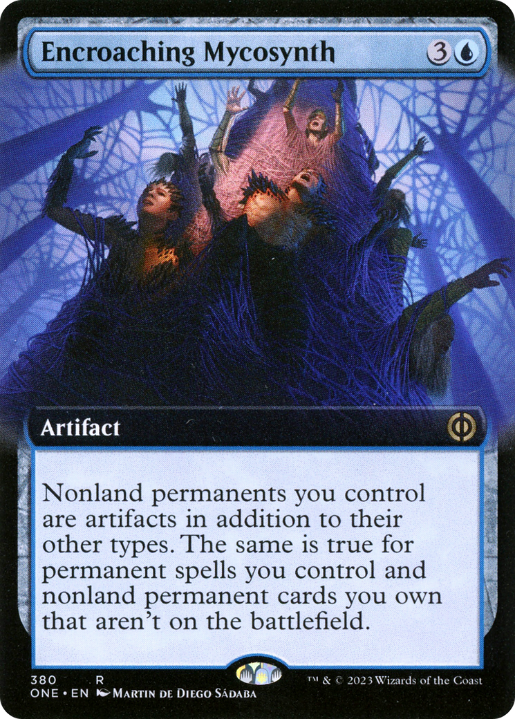 Encroaching Mycosynth (Extended Art) [Phyrexia: All Will Be One] | Fandemonia Ltd