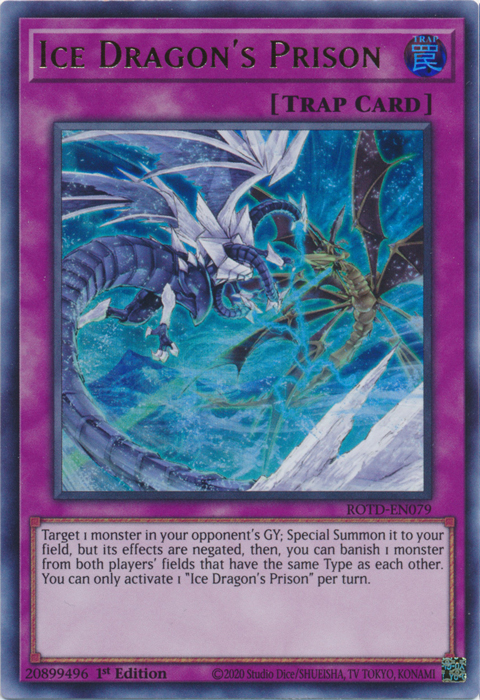 Ice Dragon's Prison [ROTD-EN079] Ultra Rare | Fandemonia Ltd