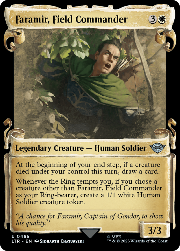 Faramir, Field Commander [The Lord of the Rings: Tales of Middle-Earth Showcase Scrolls] | Fandemonia Ltd