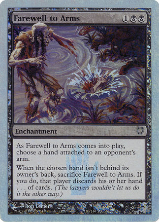 Farewell to Arms (Alternate Foil) [Unhinged] | Fandemonia Ltd