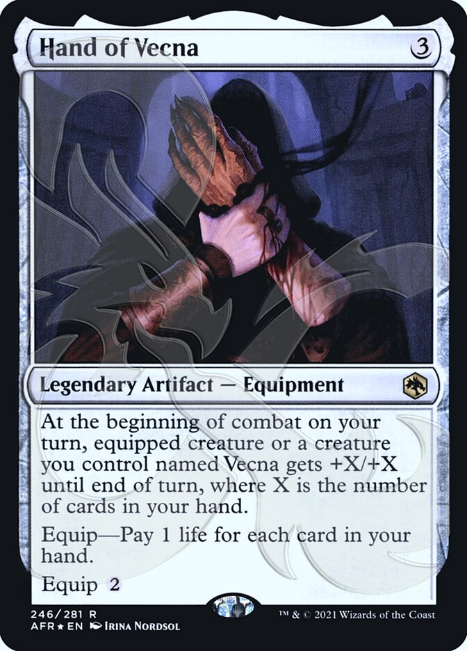 Hand of Vecna (Ampersand Promo) [Dungeons & Dragons: Adventures in the Forgotten Realms Promos] | Fandemonia Ltd
