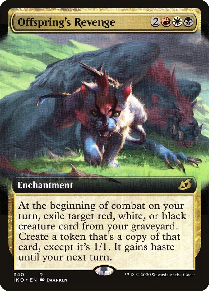 Offspring's Revenge (Extended Art) [Ikoria: Lair of Behemoths] | Fandemonia Ltd