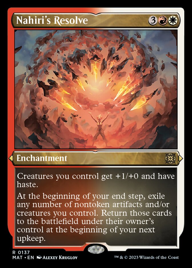 Nahiri's Resolve (Foil Etched) [March of the Machine: The Aftermath] | Fandemonia Ltd