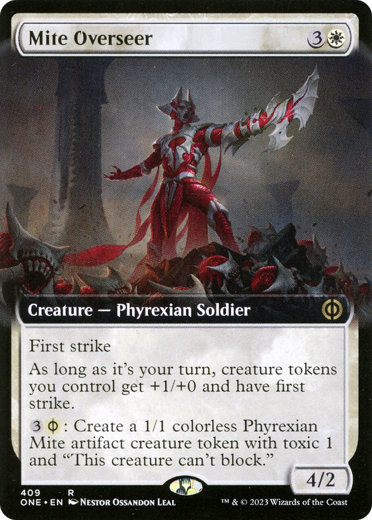 Mite Overseer (Extended Art) [Phyrexia: All Will Be One] | Fandemonia Ltd